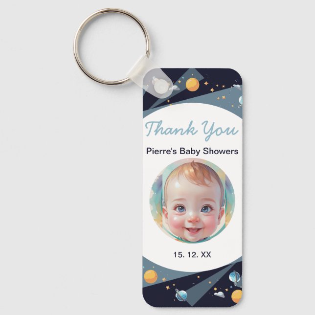 Porte-clés baby showers (Recto)