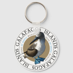 Porte-clés Bac à pied bleu