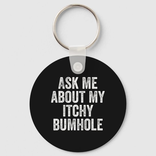 Porte-clés Bachelor Party Groom Itchy Bumhole Adulte Humour P (Recto)