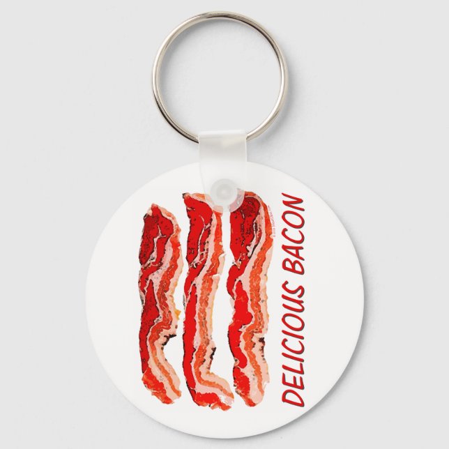 Porte-clés Bacon délicieux (Recto)