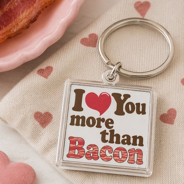 Porte-clés Bacon Lover (Créateur téléchargé)