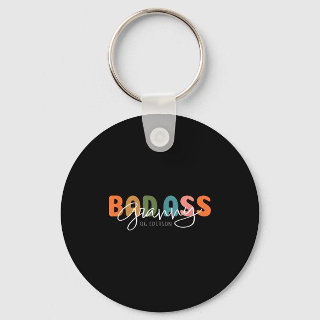 Porte-clés Bad Granny Original Gangster Funny Gift For Grandm (Recto)