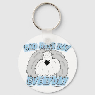 Porte-clés Bad Hair Day Sheepdog Porte - clé