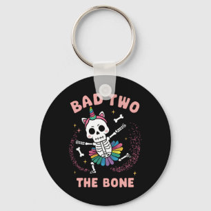 Porte-clés Bad Two The Bone Halloween Anniversaire 2e Anniver