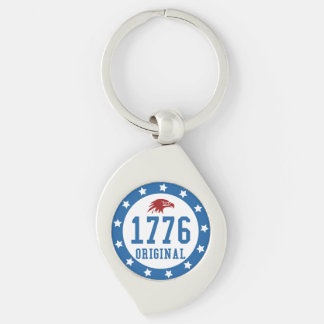Porte-clés Badge 4 juillet 1776 original
