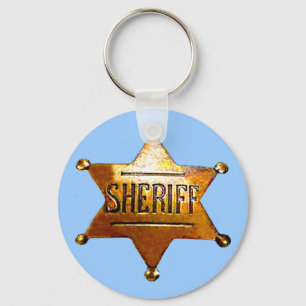 Porte-clés Badge d'Antique Sheriff