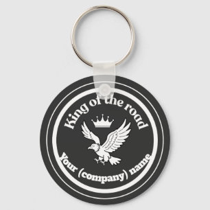 Porte-clés Badge de chauffeur personnalisé King of the Road
