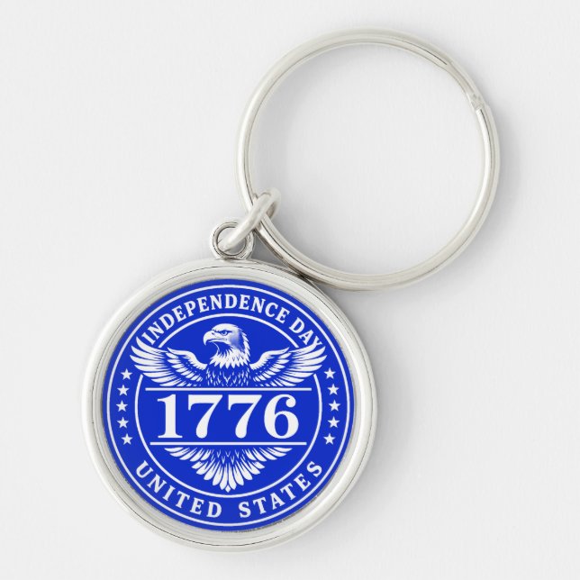 Porte-clés Badge de l'Aigle de la Fête de l'Indépendance des  (Devant)