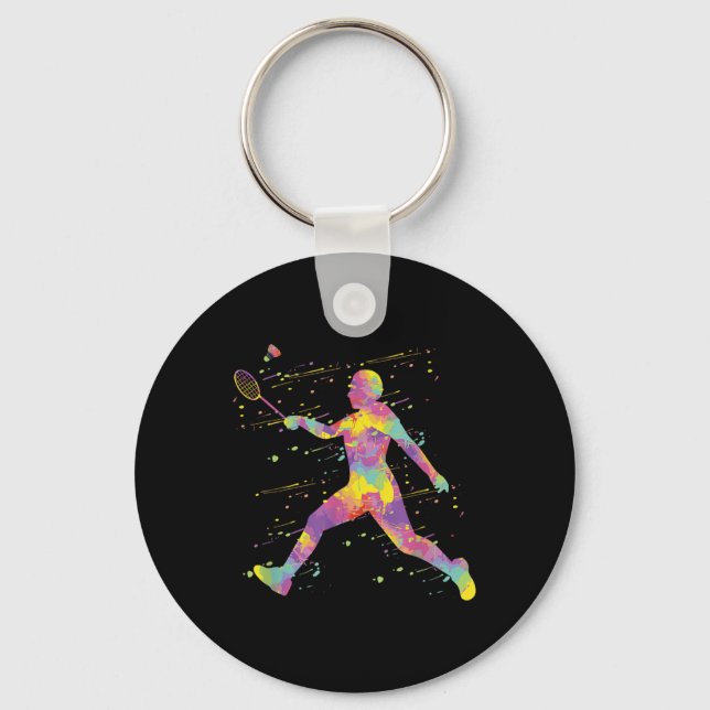 Porte-clés Badminton (Recto)