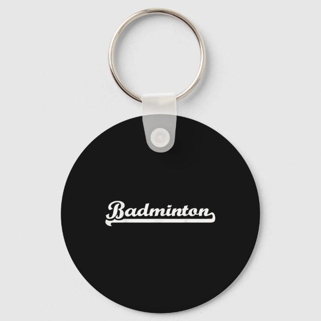 Porte-clés Badminton  (Recto)