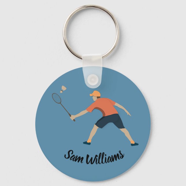 Porte-clés Badminton (Recto)
