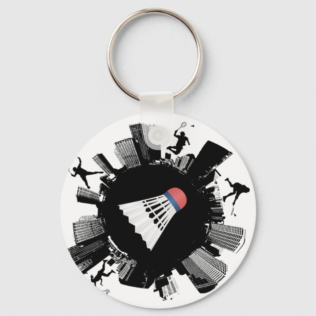 Porte-clés Badminton (Recto)