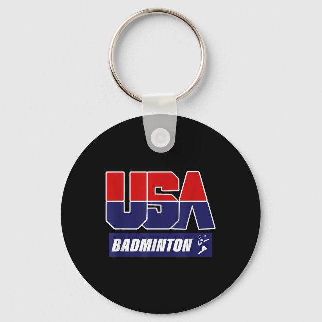 Porte-clés Badminton 2021 États-Unis  (Recto)