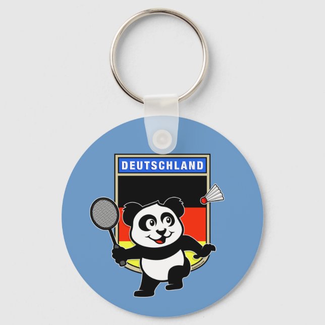 Porte-clés Badminton Allemagne Panda (Recto)
