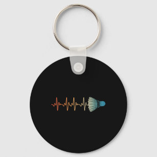 Porte-clés Badminton Art Pour Hommes Femmes Badminton Lover B