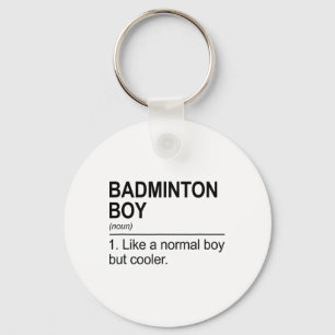 Porte-clés Badminton Boy Noun Définition Shuttle Badminton Pl