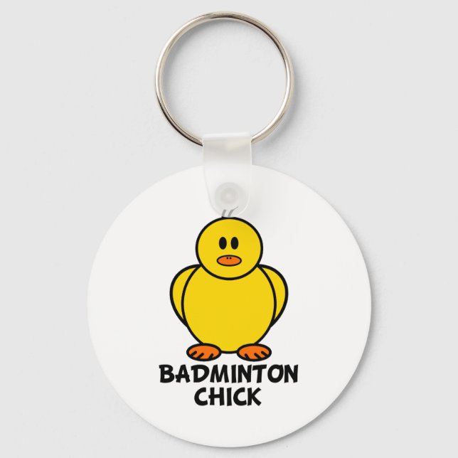 Porte-clés Badminton Chick (Recto)