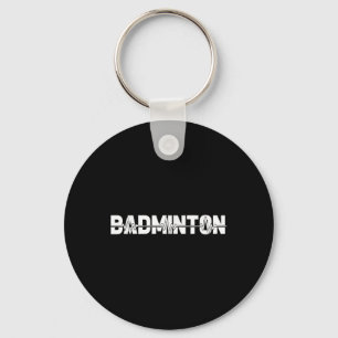 Porte-clés Badminton en navette - Raquette Joueur de terrain 