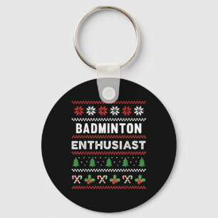 Porte-clés Badminton Enthousiaste Pajamas Sweaters Cadeau