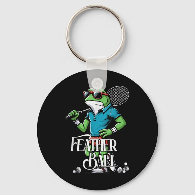 Porte-clés Badminton Frog Shuttle Poona (Recto)
