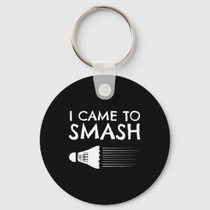 Porte-clés Badminton Humour Smash Shuttle Birdie Sport