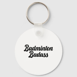 Porte-clés Badminton Mauvais Joueur de Badminton Drôle Nouvea