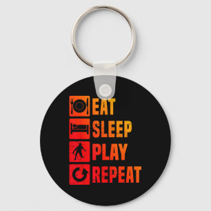 Porte-clés Badminton Mens Badminton Player Squash Shuttle
