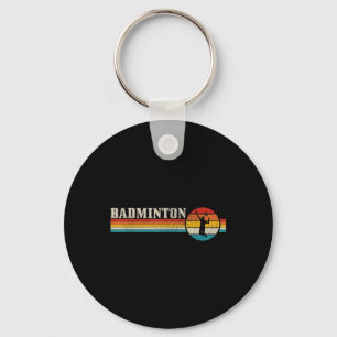 Porte-clés Badminton Player Vintage Badminton