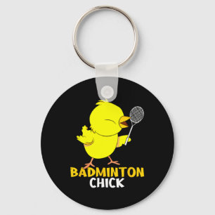Porte-clés Badminton Poulets de poulet Birdie Femmes Badminto