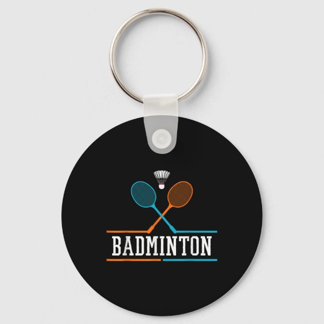 Porte-clés Badminton Racket Shutt Team Coach Badminton Play (Recto)