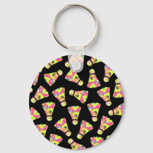 Porte-clés Badminton Shuttlecock Art motif coloré cadeau