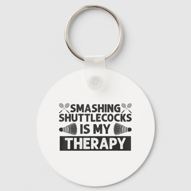 Porte-clés Badminton Smashtles Racquet Sport (Recto)