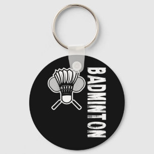 Porte-clés Badminton sportif