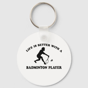 Porte-clés Badminton Sports Designs