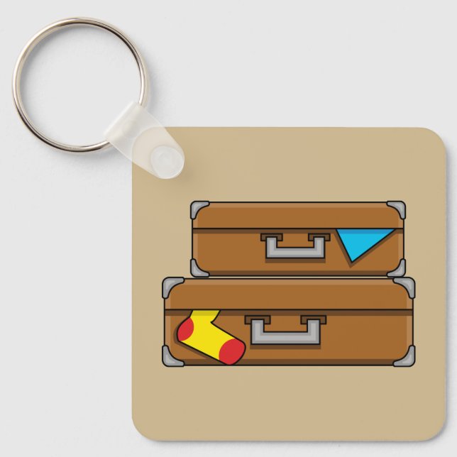 Porte-clés Bagages de dessin (Recto)