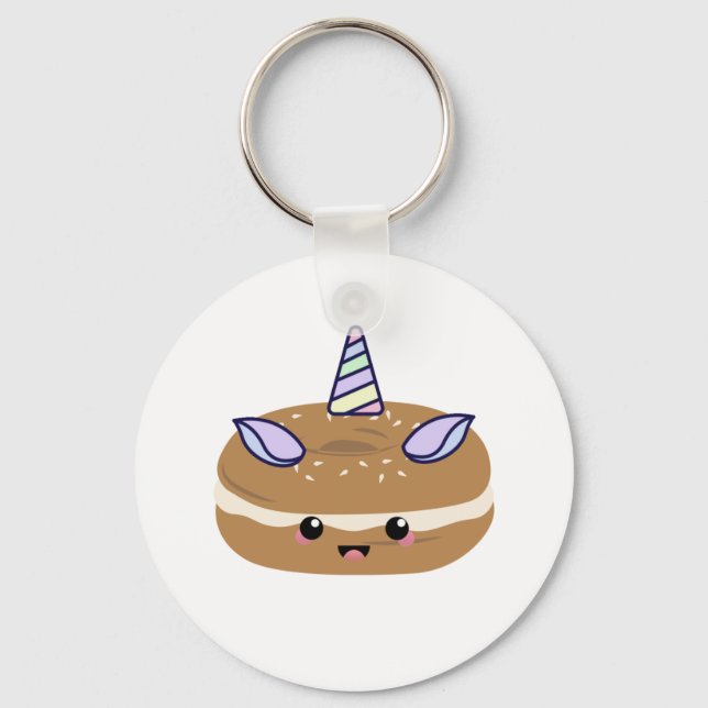 Porte-clés Bagel Unicorn Bagel Buddies (Recto)