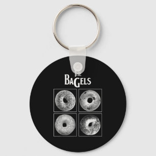 Porte-clés Bagels Funny Bagel Pain Foodie Boulangerie D'Amour
