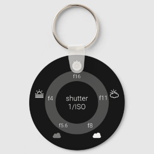 Porte-clés Bague à clé Sunny 16