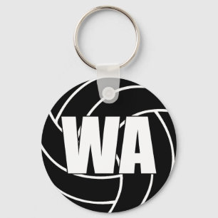 Porte-clés Bague à clé WA de l'aile de netball