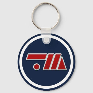 Porte-clés Bague à touches de marque