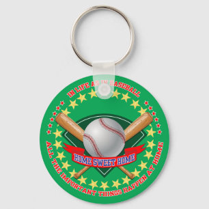Porte-clés Bague de clé de baseball
