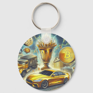 Porte-clés Bague de clé de transaction stock