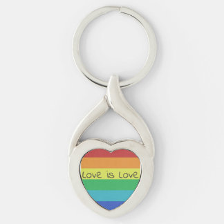 Porte-clés Bague Love is Love