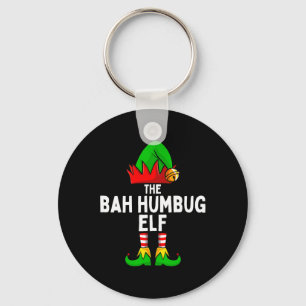 Porte-clés Bah Humbug Elf Matching Famille Noël