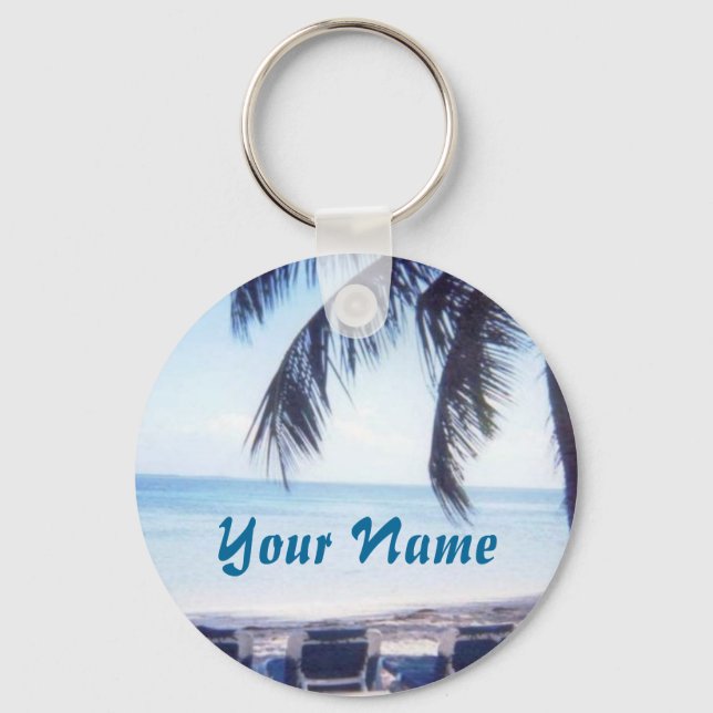 Porte-clés Bahamas Personalized Key Chain (Recto)