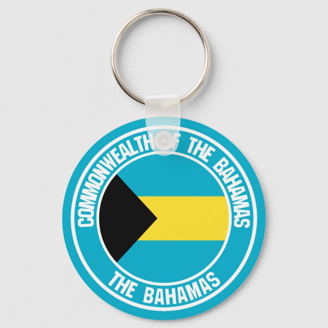 Porte-clés Bahamas Round Emblem (Recto)