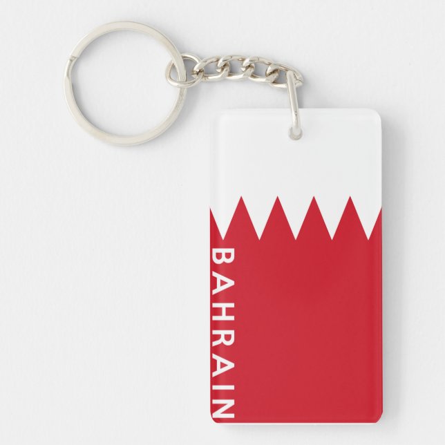 Porte-clés bahreïn nom du symbole du pays (Devant)