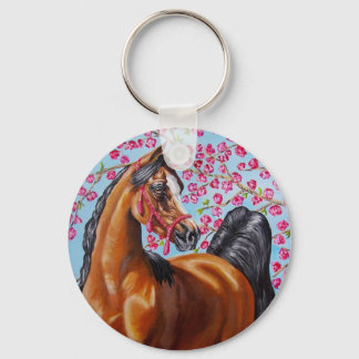 Porte-clés baie arabique avec fleurs