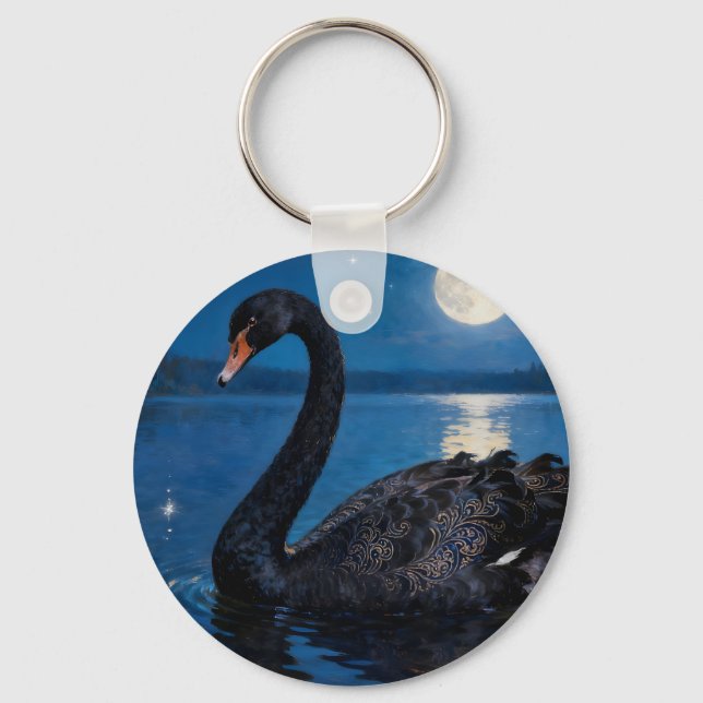 Porte-clés Baignade au clair de lune (Recto)