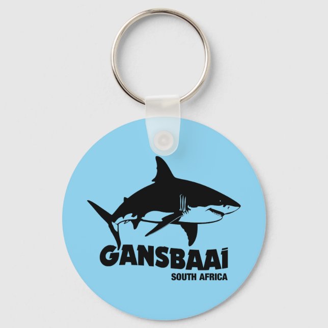 Porte-clés Baignade avec de grands requins blancs - Gansbaai  (Recto)